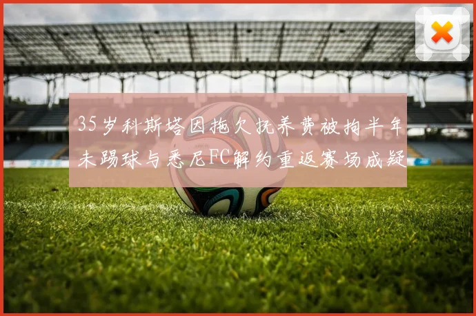 35岁科斯塔因拖欠抚养费被拘半年未踢球与悉尼FC解约重返赛场成疑
